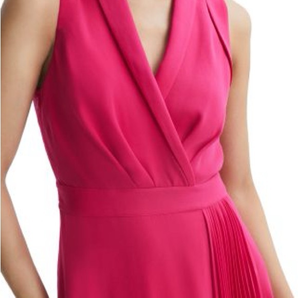 Reiss Fuchsia Midi Dress - Picture 2 of 10